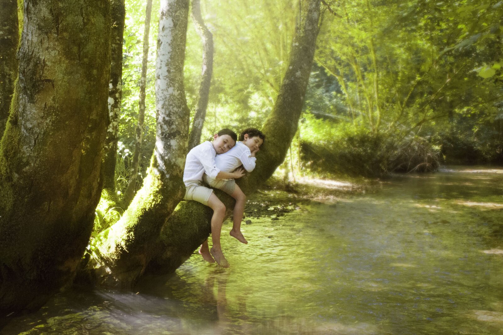 Nikon D7100 sample photo. Children, water, river photography