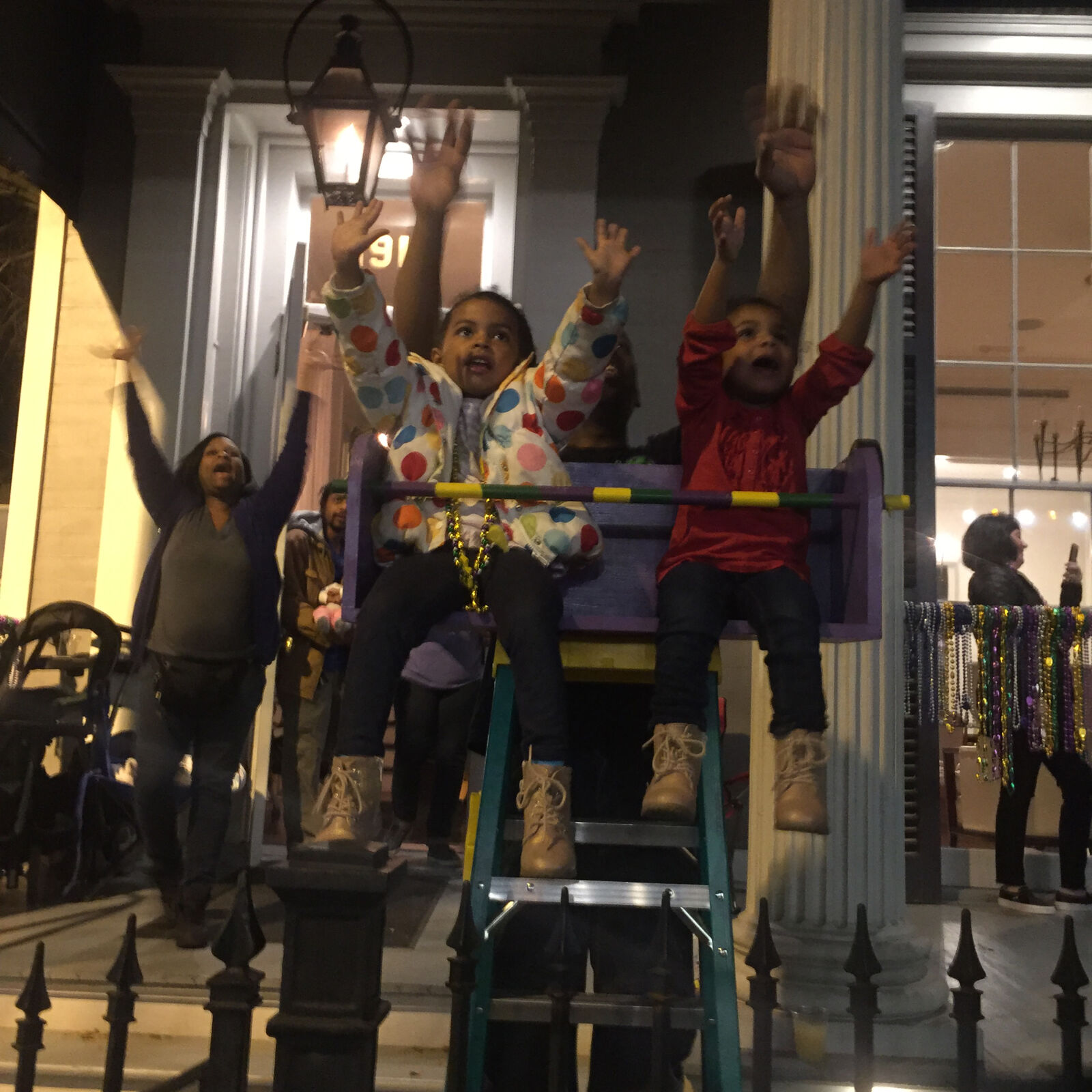 iPhone 6 back camera 4.15mm f/2.2 sample photo. Mardi, gras, parade photography
