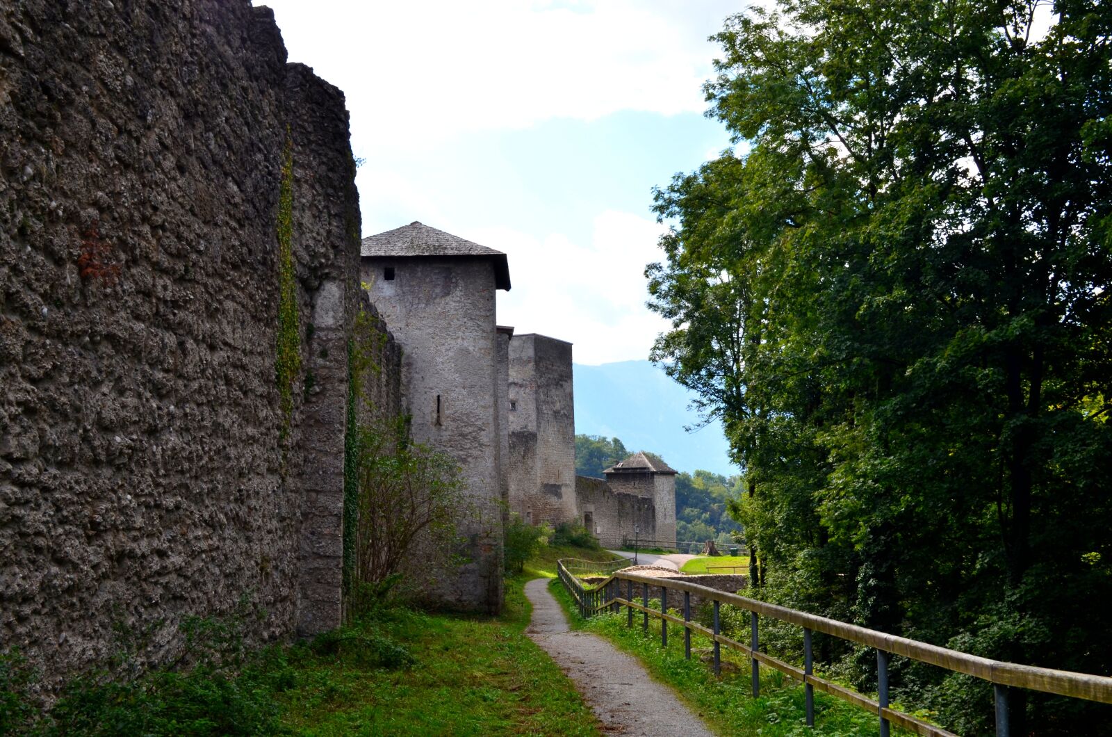 Nikon D5100 sample photo. Ruins, austria, road photography