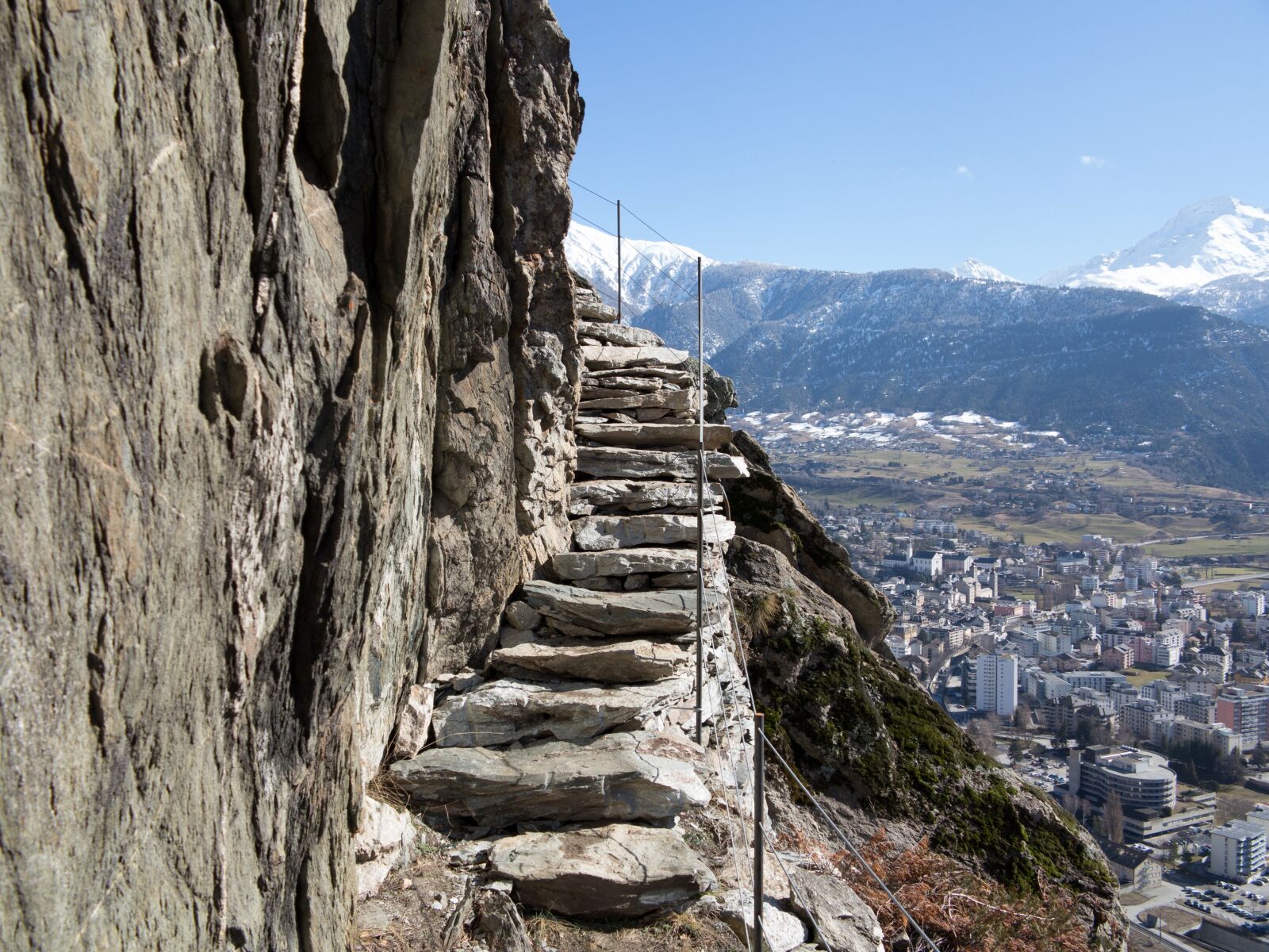 Canon PowerShot G1 X sample photo. Alpine, trail, valais photography