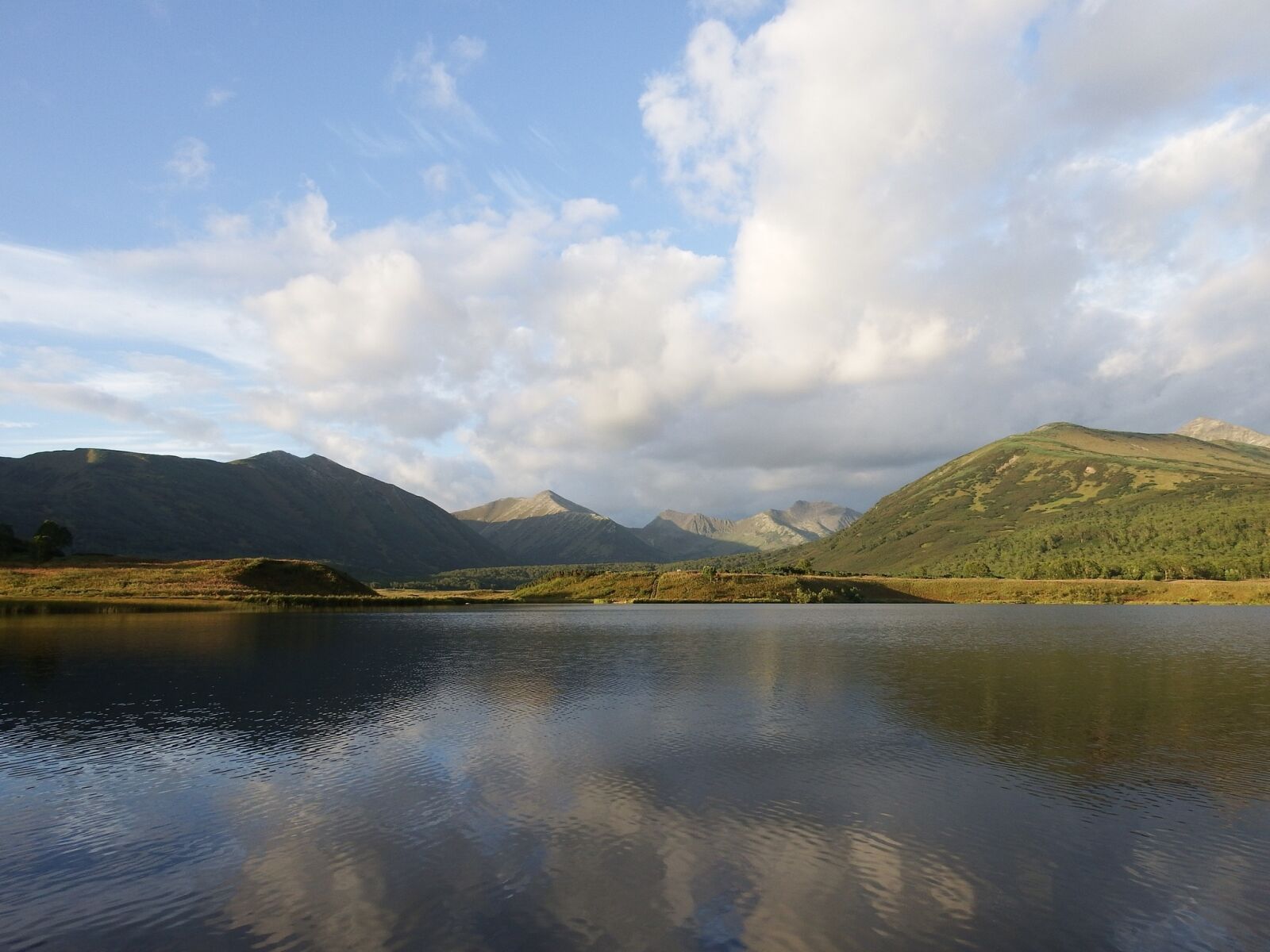 Fujifilm FinePix S1 sample photo. Lake, mountains, forest photography