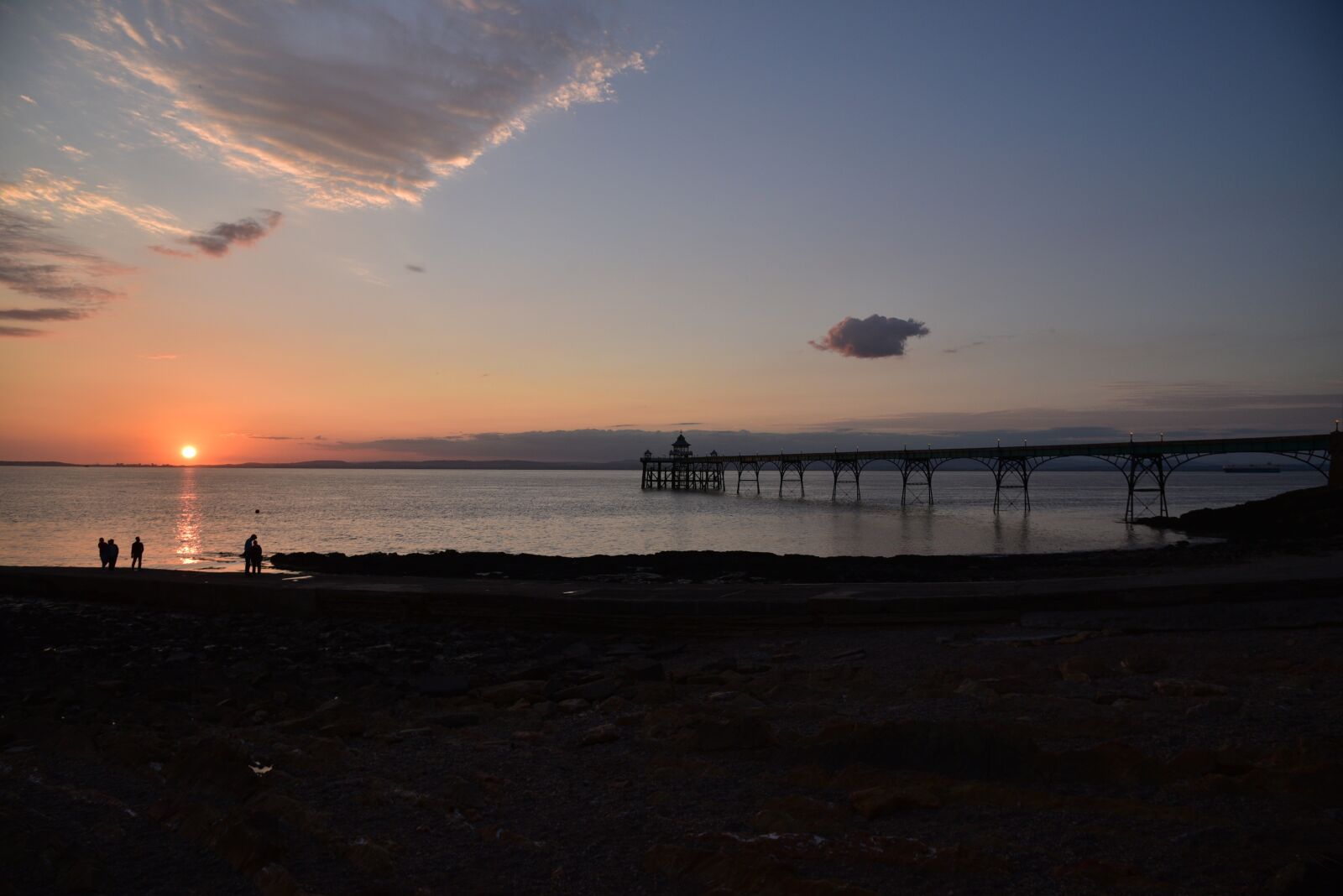 Nikon D750 sample photo. Sunset, pier, stand photography