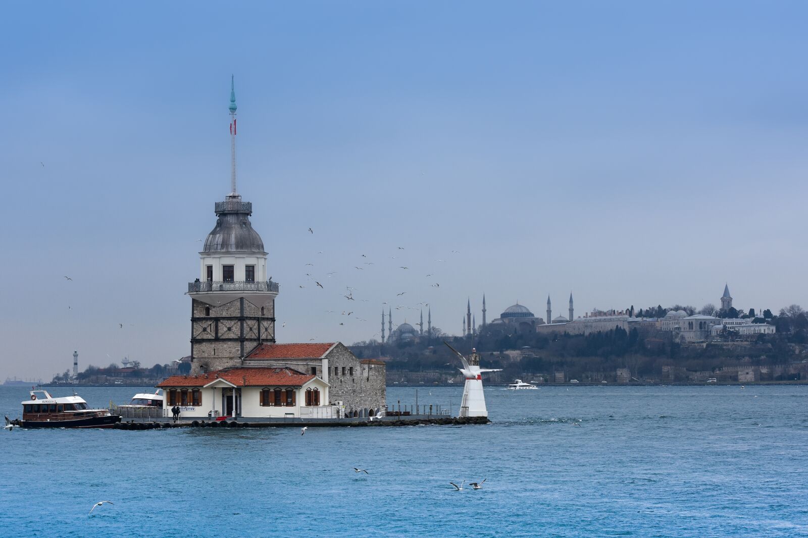 Nikon D7200 sample photo. Turkey, maiden tower, bosphorus photography