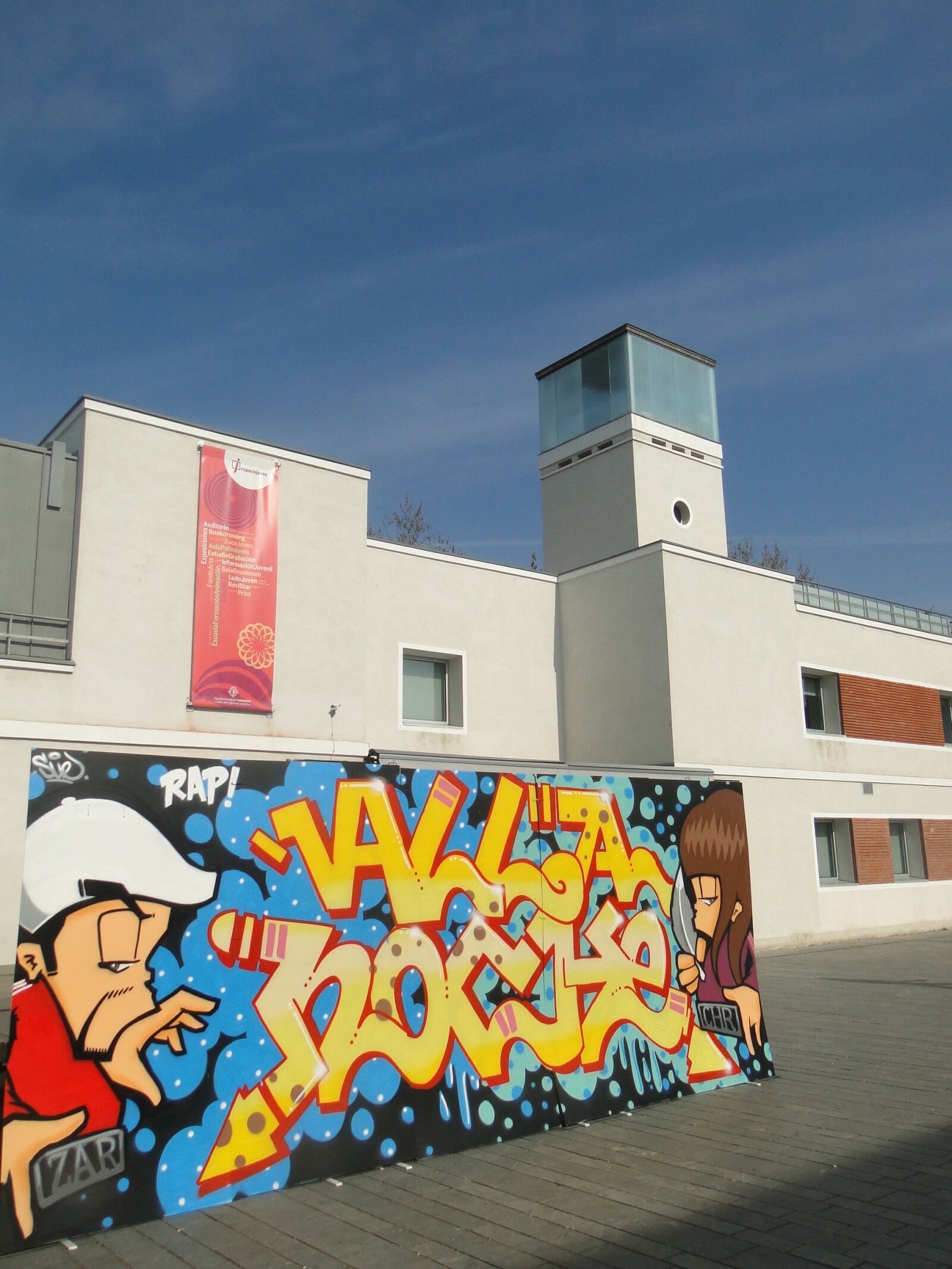 Sony Cyber-shot DSC-HX1 sample photo. Young, youth space, valladolid photography