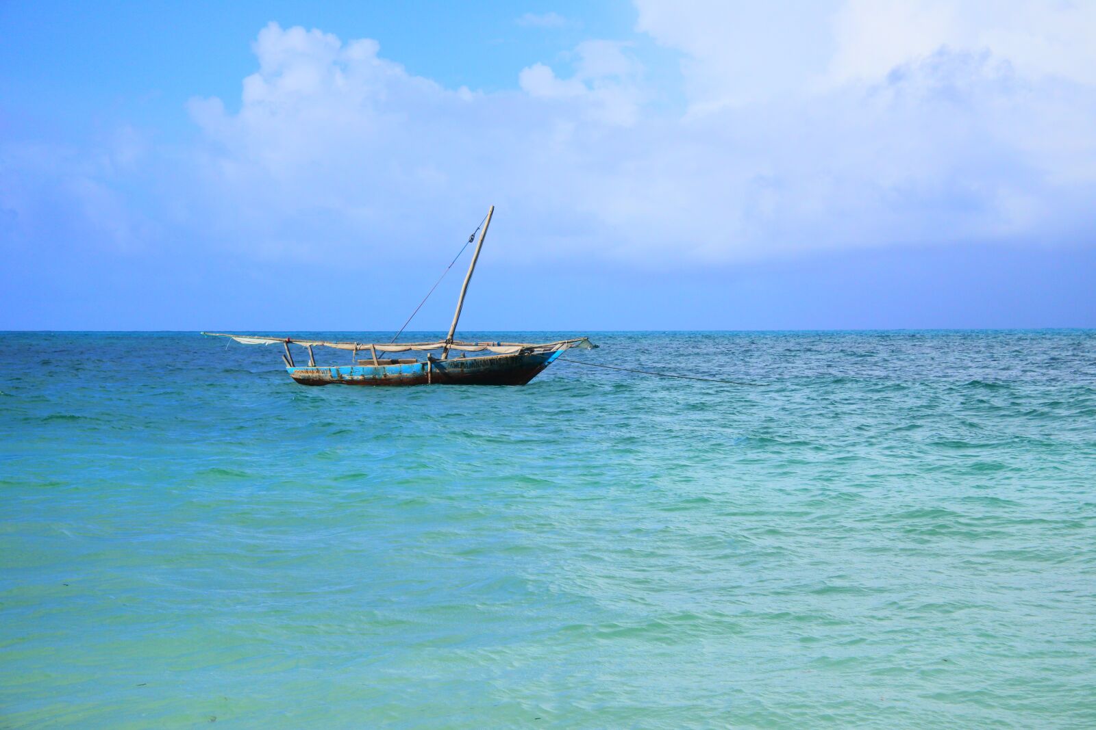 Nikon 1 J5 sample photo. Boat, dhow, zanzibar photography