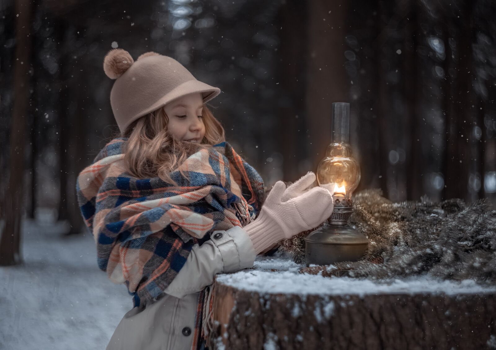 Canon EOS 6D Mark II sample photo. Girl, baby, forest photography