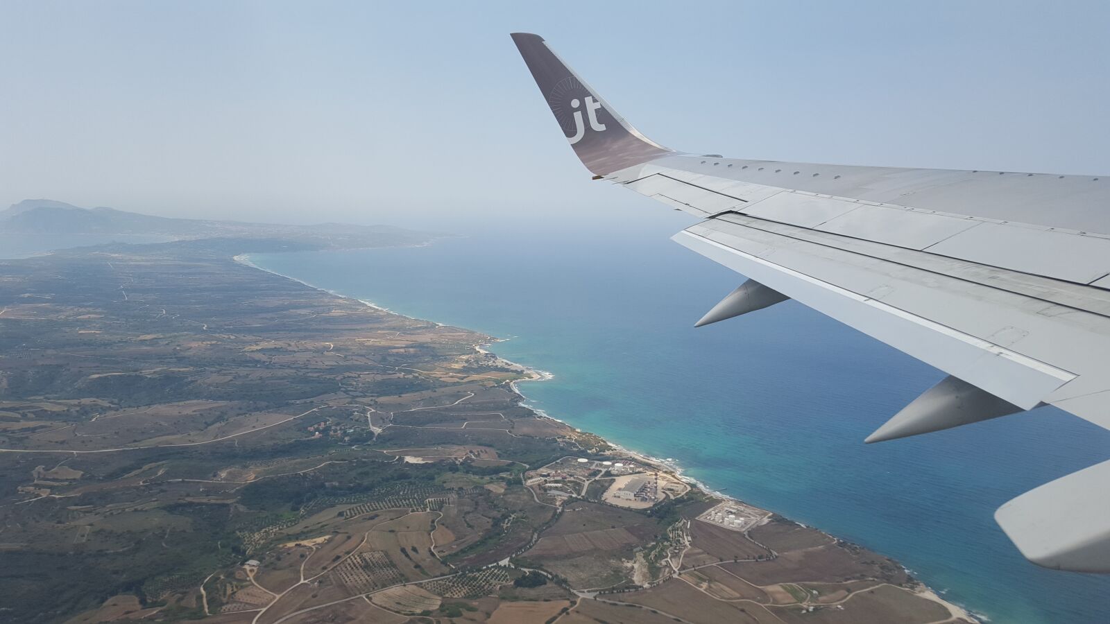 Samsung Galaxy S6 sample photo. Holiday, plane, coast photography