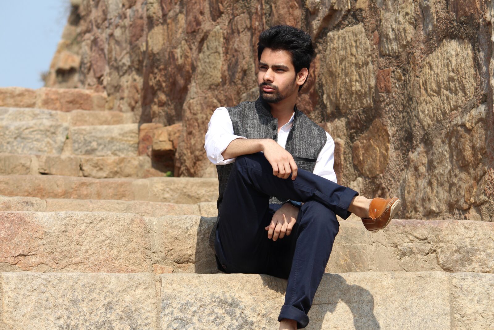 Canon EOS 700D (EOS Rebel T5i / EOS Kiss X7i) sample photo. India, indian man, man photography