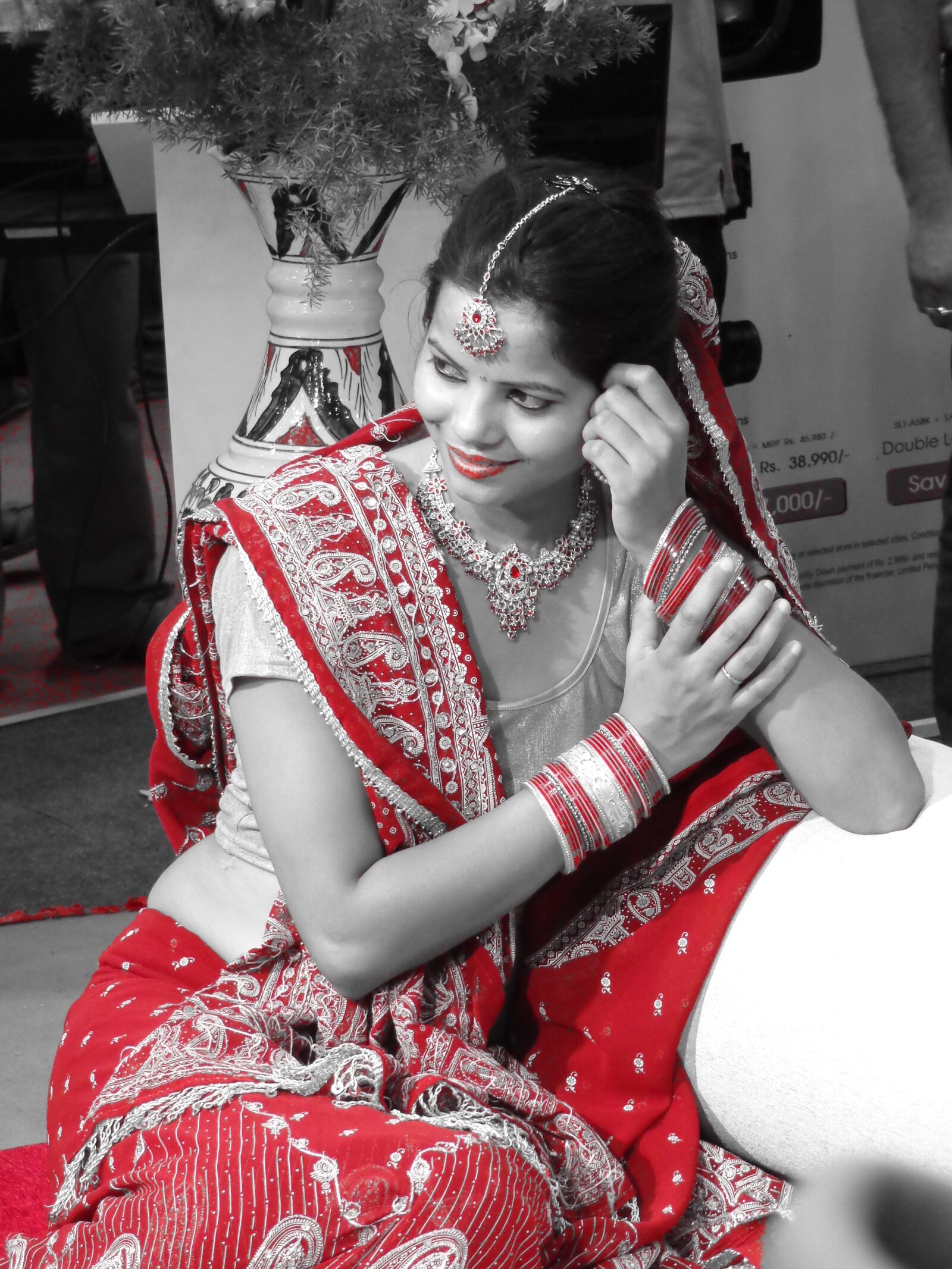 Sony Cyber-shot DSC-H90 sample photo. Bride, indian bride, traditional photography