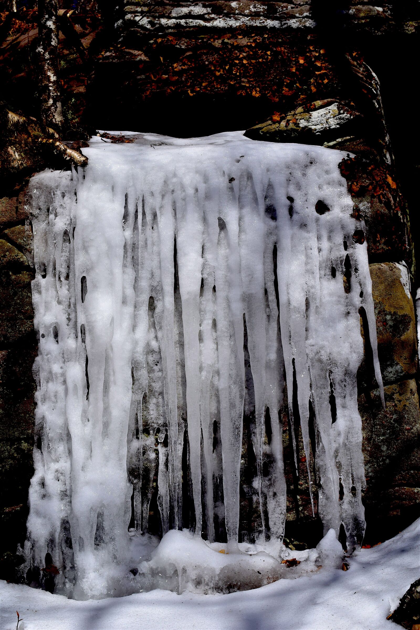 Nikon D3300 sample photo. Icicles, winter, ice photography