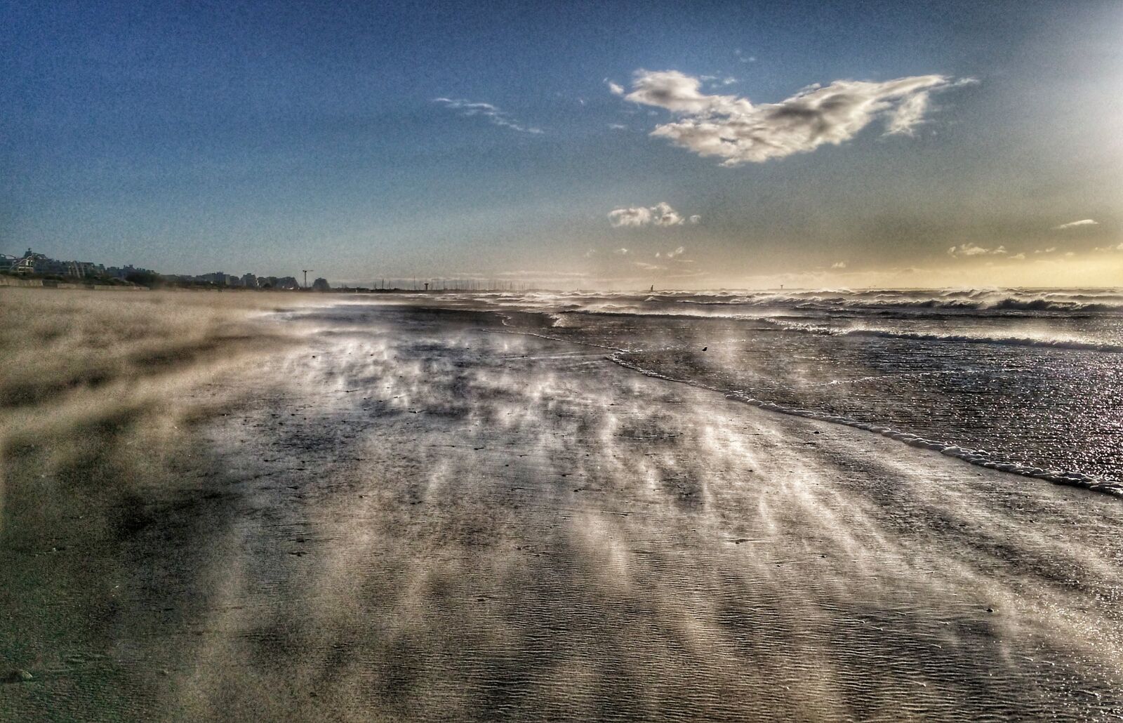 Samsung Galaxy Note4 sample photo. Sea, sand, sky photography