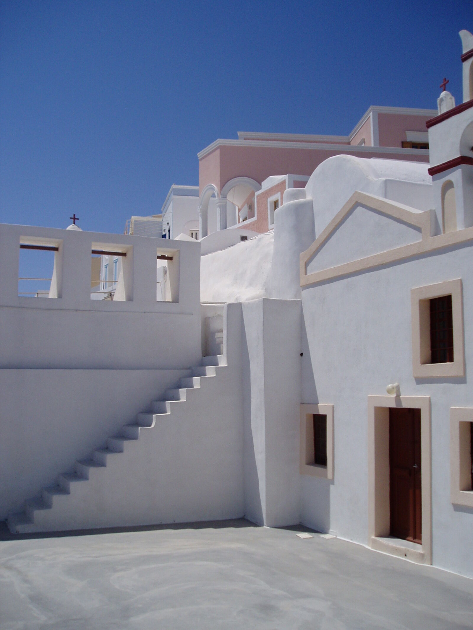 Olympus u10D,S300D,u300D sample photo. Architecture, grece, mediterranean, santorini photography