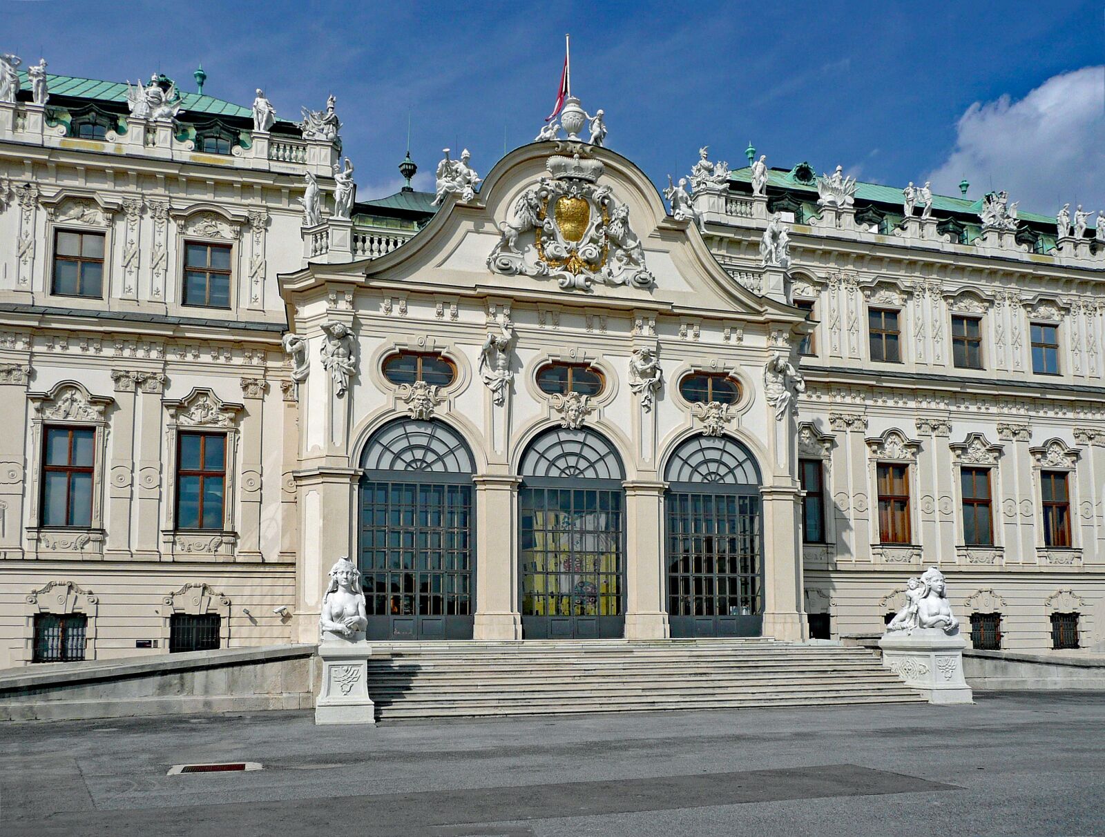 Panasonic DMC-TZ3 sample photo. Belvedere palace, vienna, austria photography