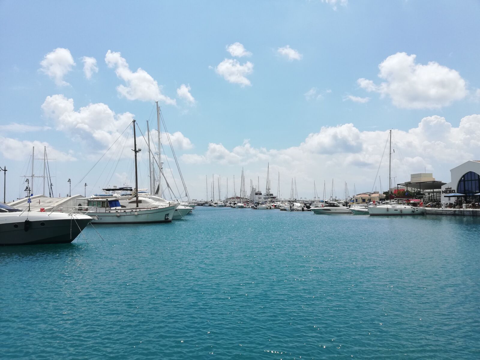 HUAWEI P20 lite sample photo. Limassol, cyprus yachts, sea photography