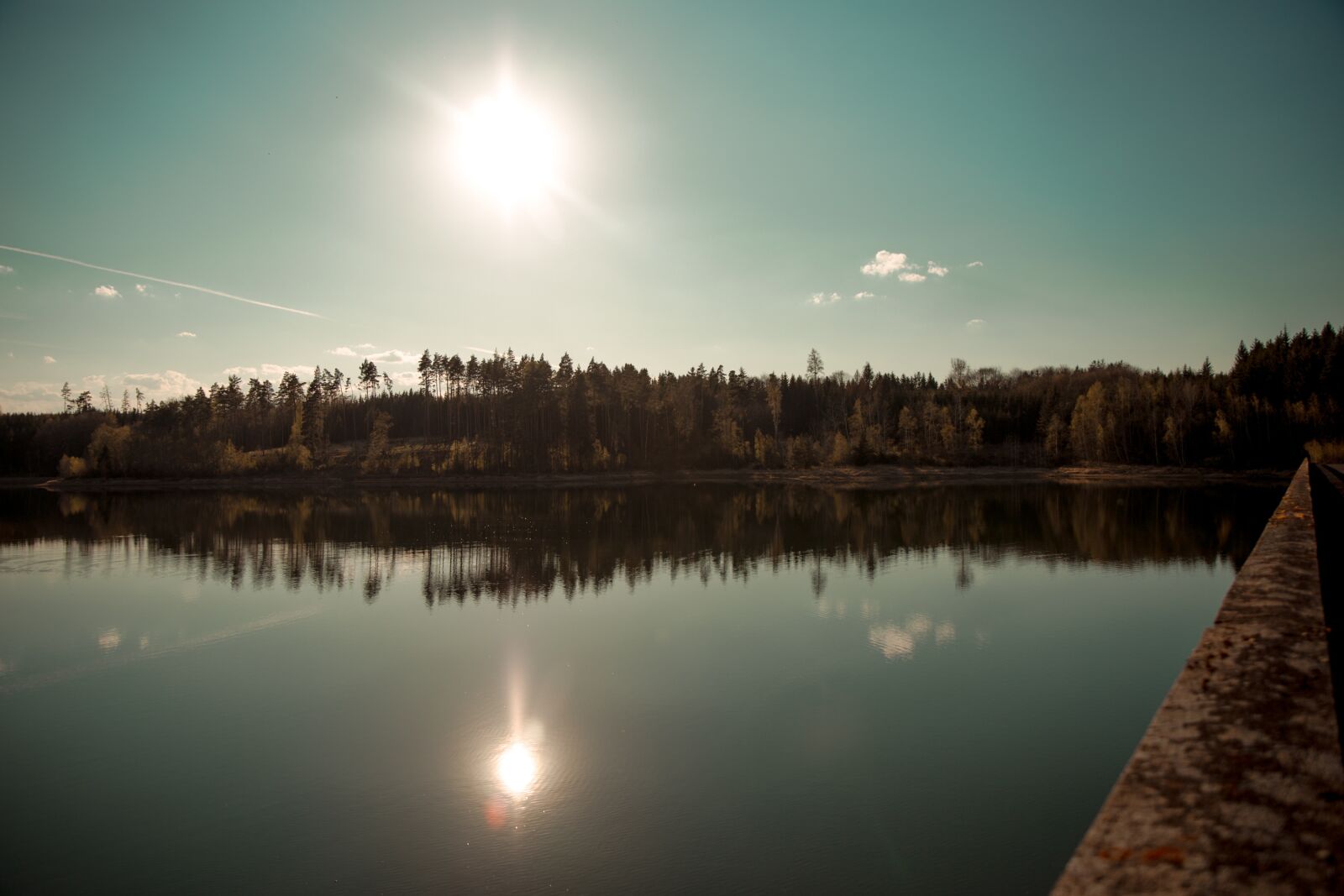 Canon EOS 6D sample photo. River, dam, water tank photography