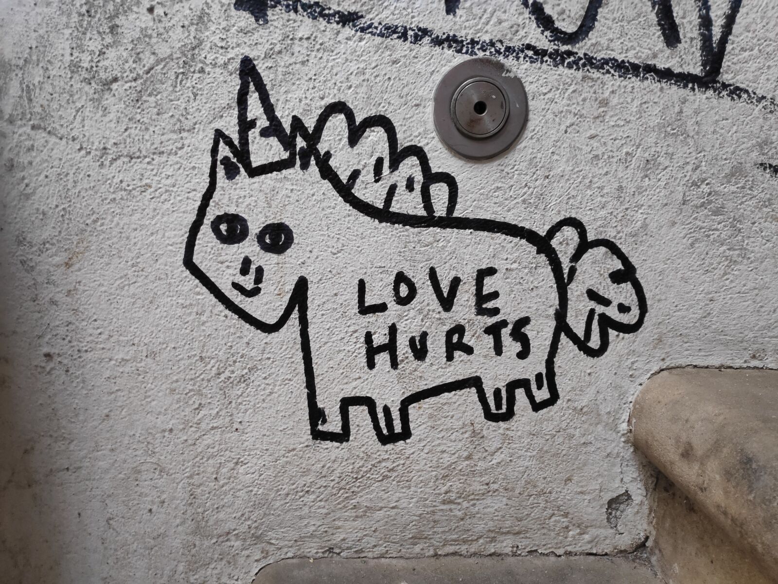 Xiaomi POCO F1 sample photo. Street art, unicorn, graffiti photography