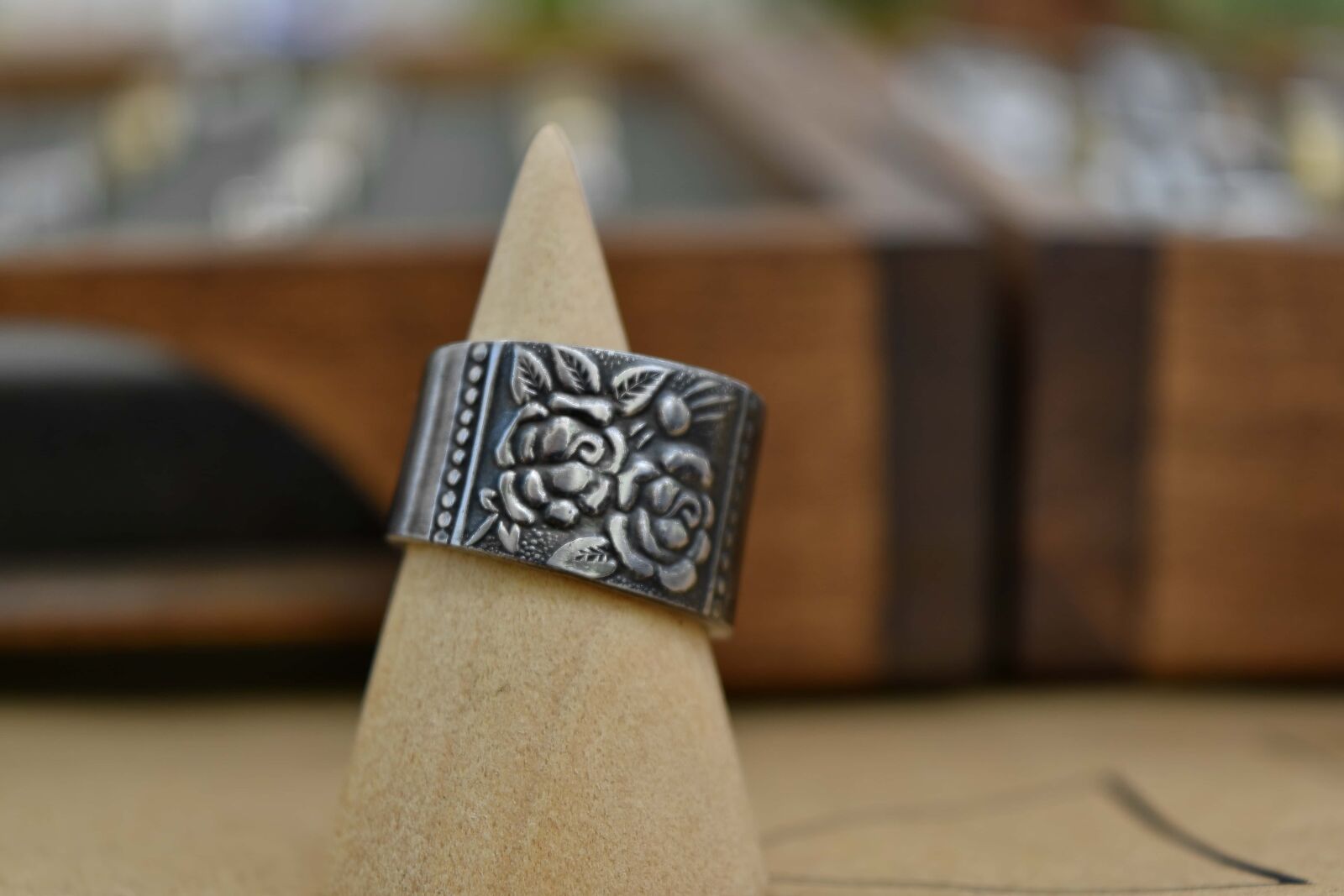 Nikon D5500 sample photo. Handmade, ring, stainless steel photography