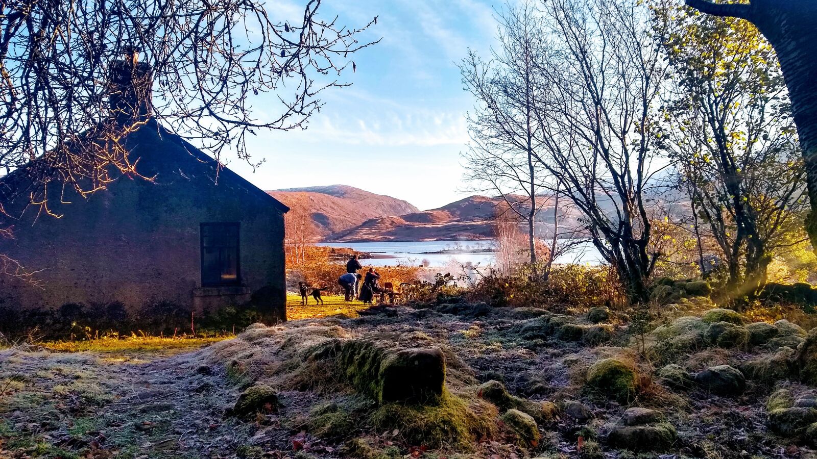 Motorola moto g(6) sample photo. Bothy, scotland, mountains photography