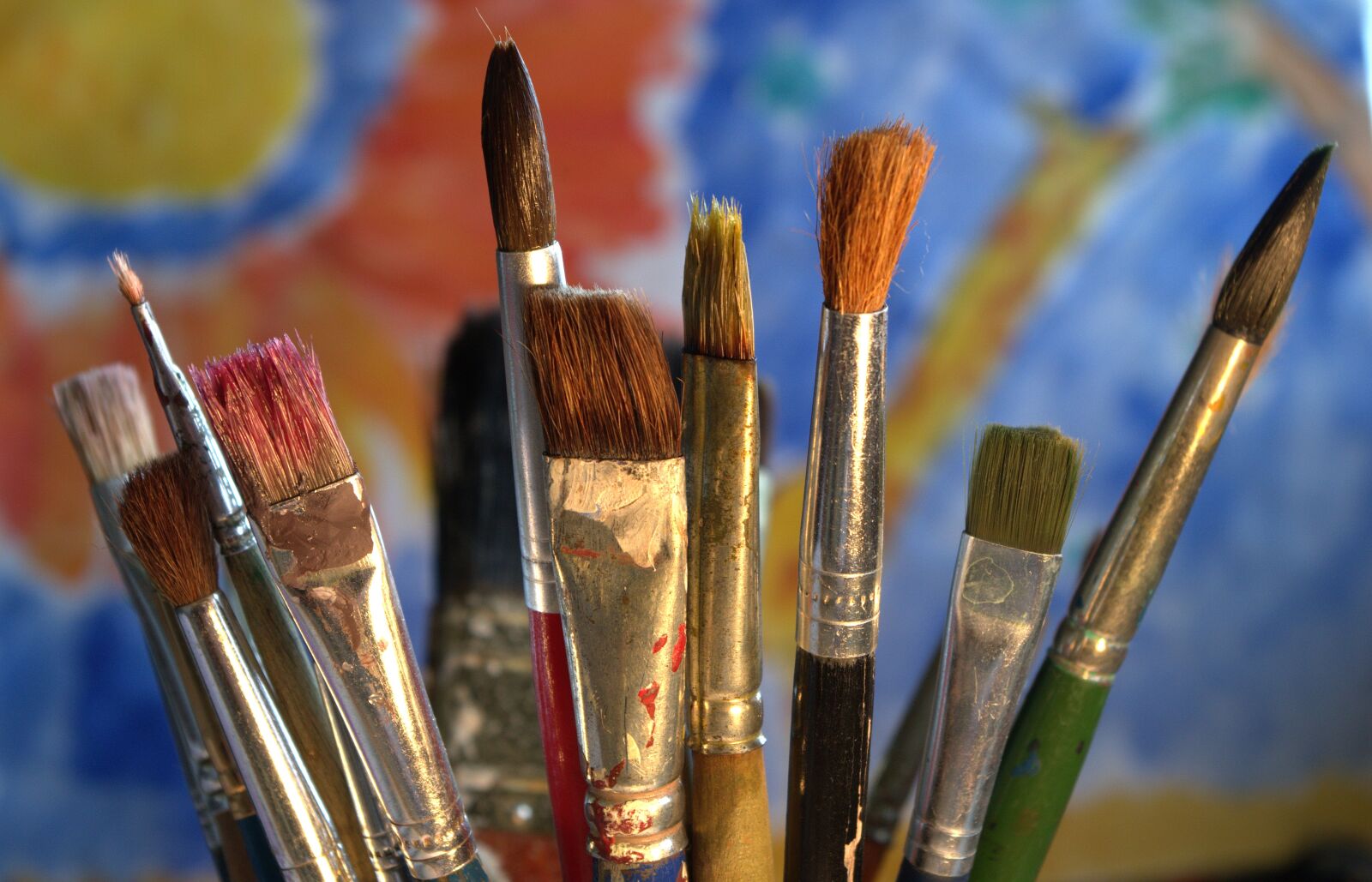 Pentax K-30 sample photo. Brush, paint, creativity photography