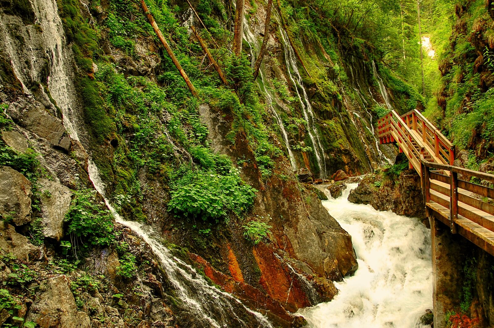 Nikon D40 sample photo. Clammy, waterfall, water photography