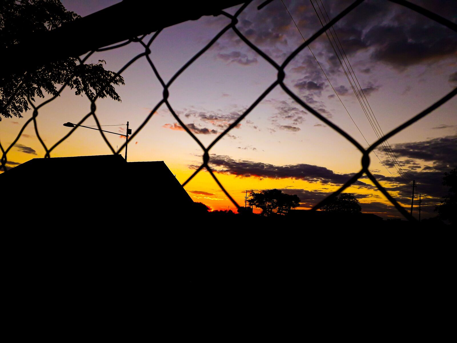 Samsung Galaxy J6 sample photo. Sunset, silhouette, black photography