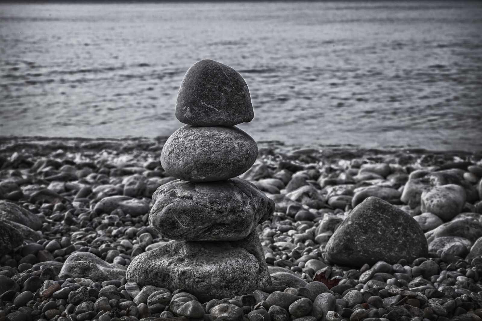 Canon EOS 5D Mark II sample photo. Stones, water, wave photography