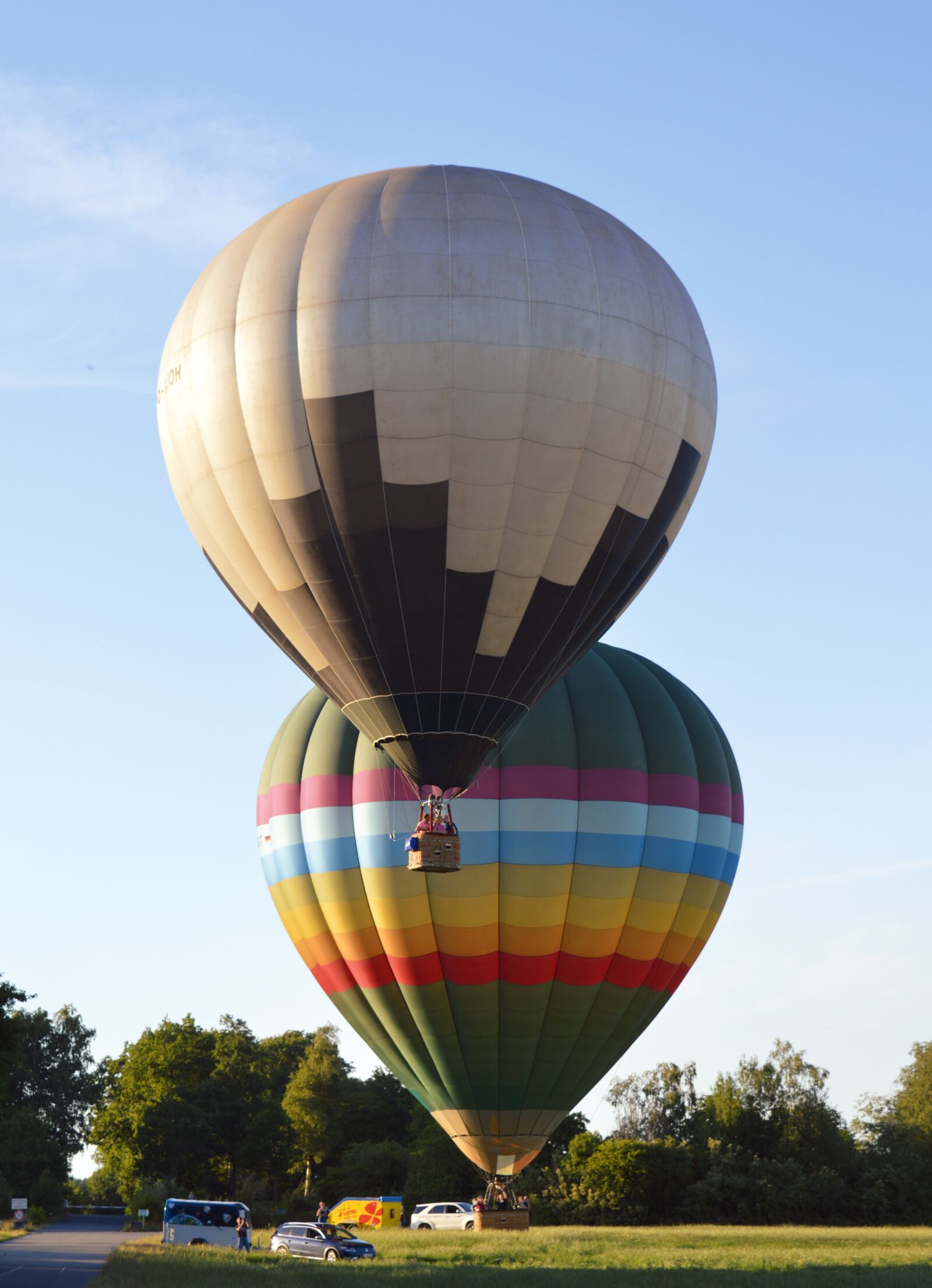 Nikon D3200 sample photo. Hot air balloon, captive photography