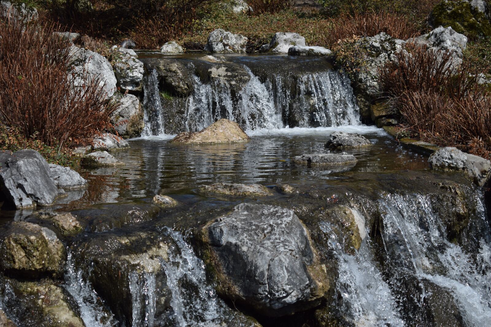 Nikon D3300 sample photo. Water, stones, bach photography