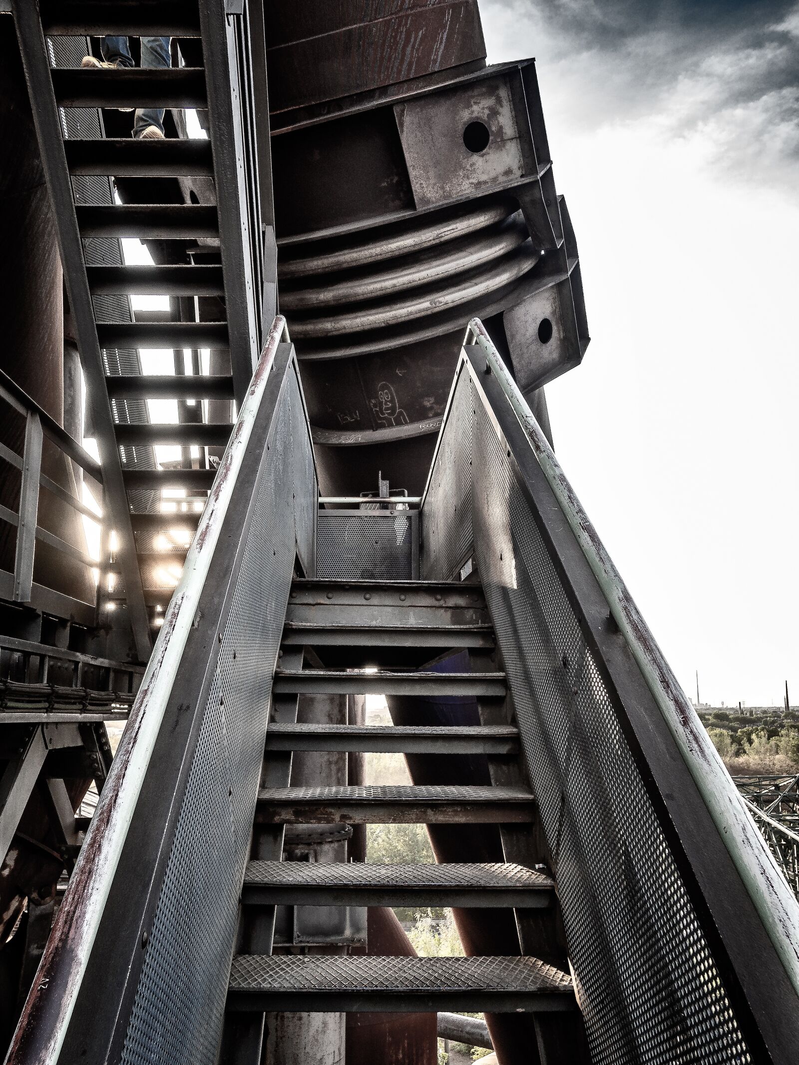 Olympus OM-D E-M10 sample photo. Blast furnace, industry, ruhr photography