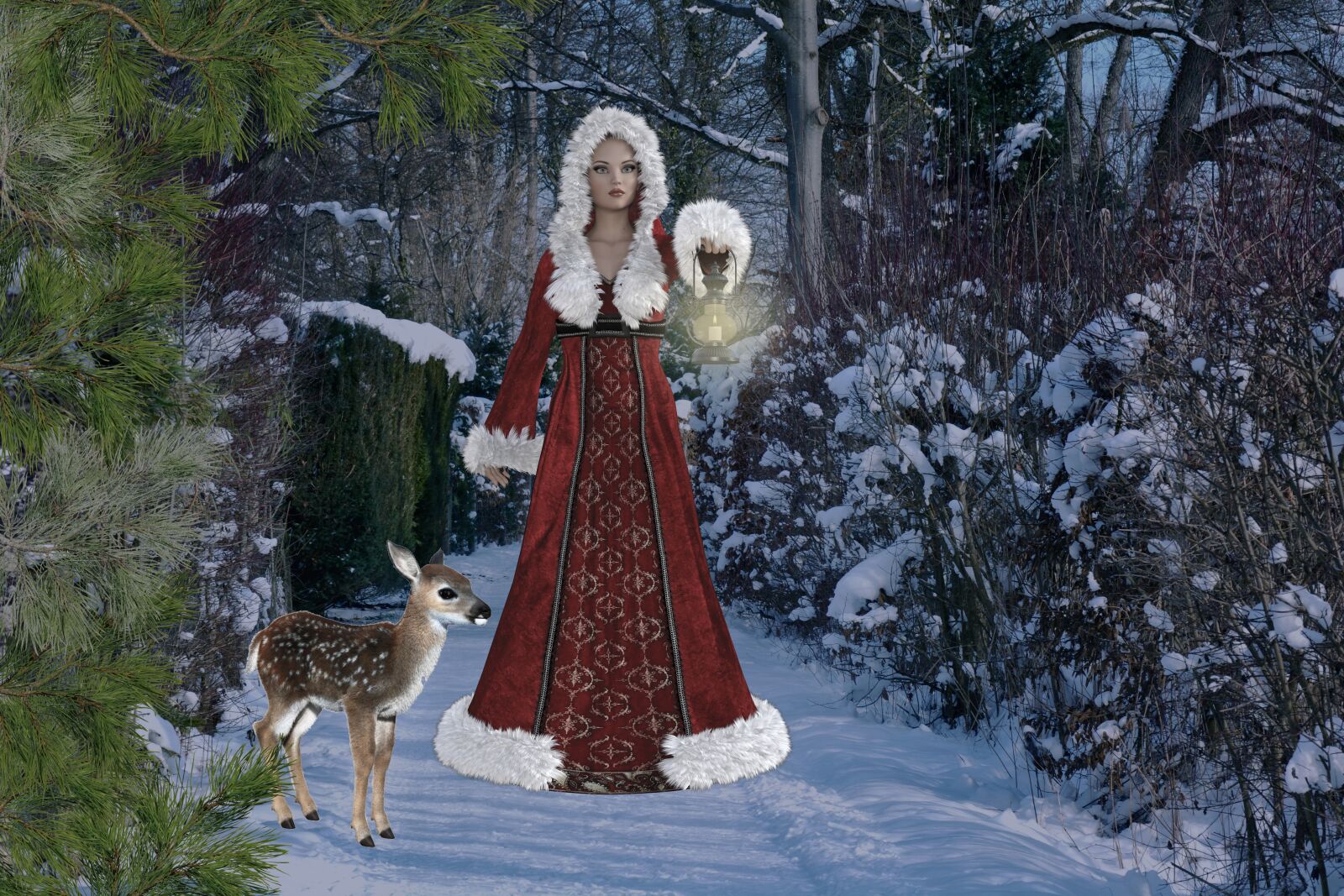 Nikon D90 sample photo. Christmas, fantasy, winter photography
