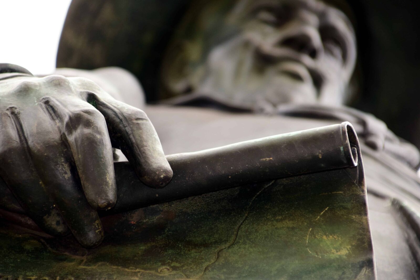 Nikon D3300 sample photo. Hand, statue, metal, monochrome photography