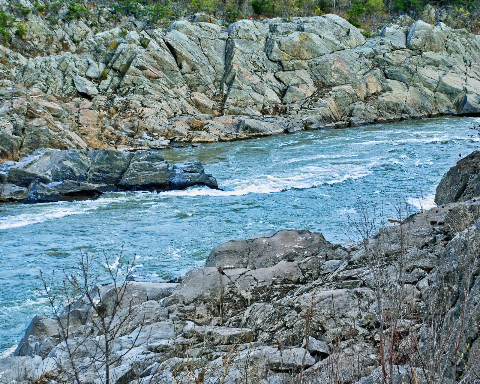 Nikon D80 sample photo. Potomac, rapids, rocks photography