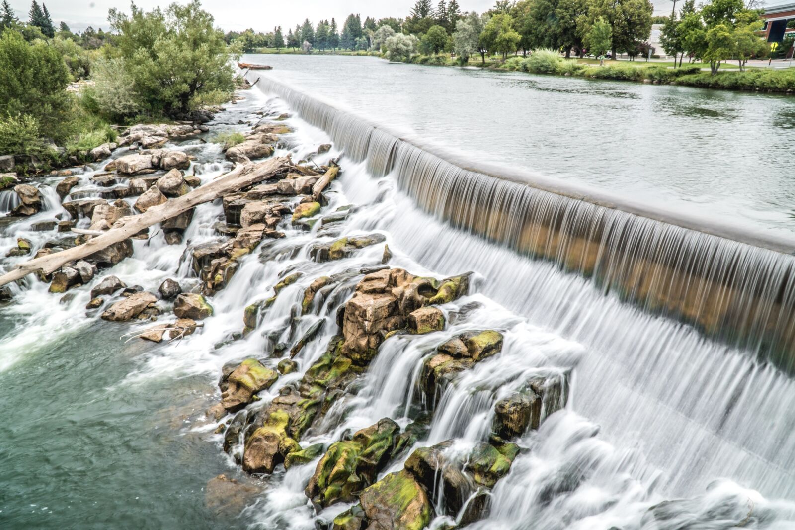 Sony a6300 + Sony E PZ 18-105mm F4 G OSS sample photo. Idaho falls, water, waterfall photography