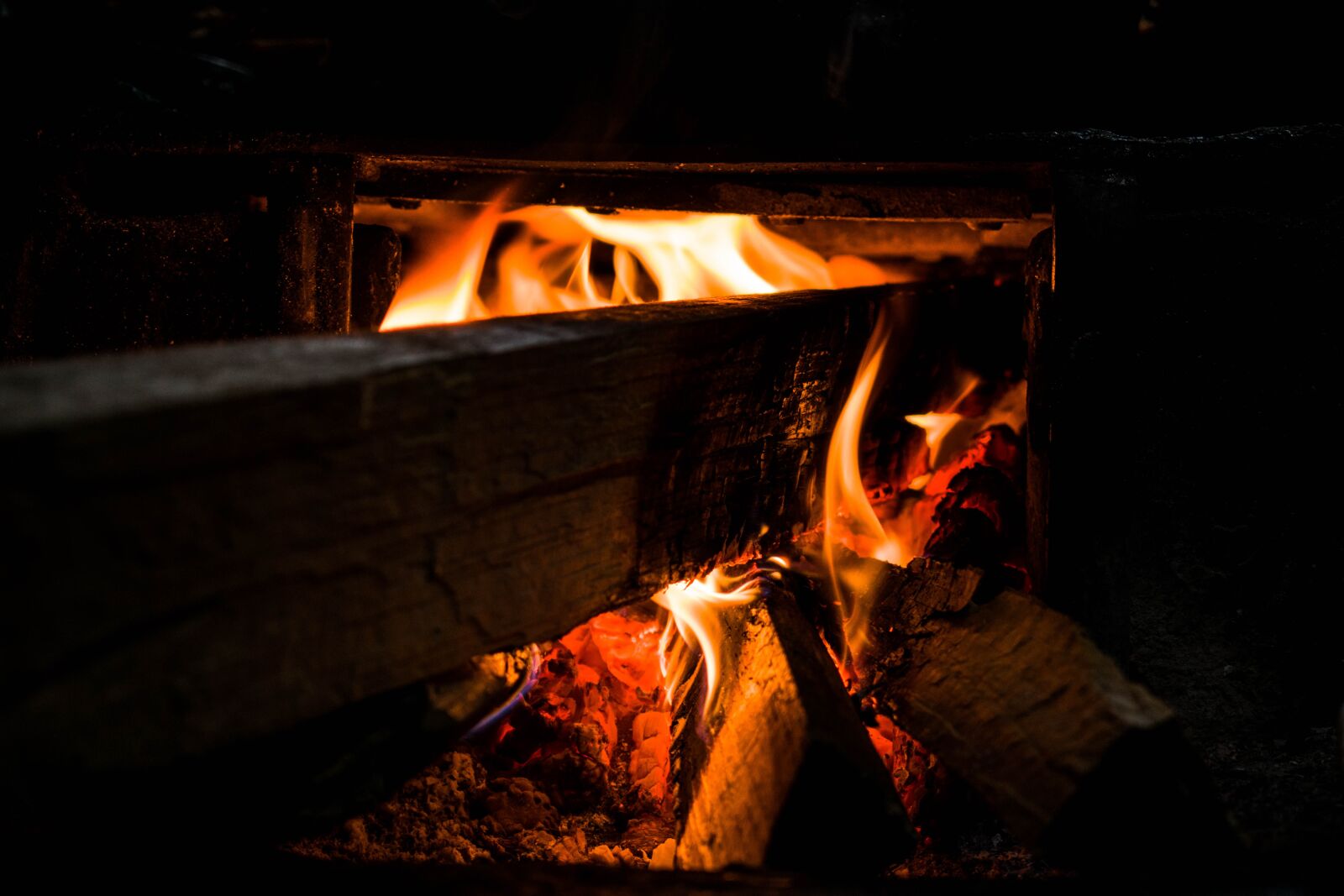 Nikon D5300 sample photo. Fire, lena, mountain photography