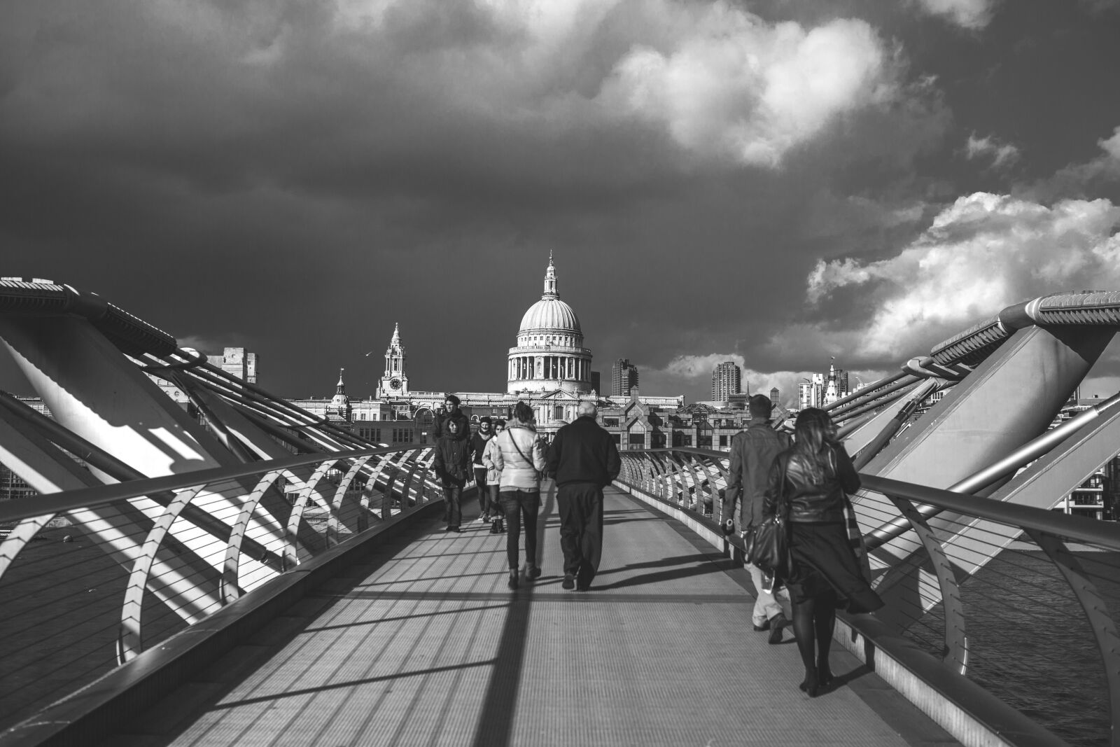 Sigma 35mm F1.4 DG HSM Art sample photo. Clouds, bridge, rainy, rain photography