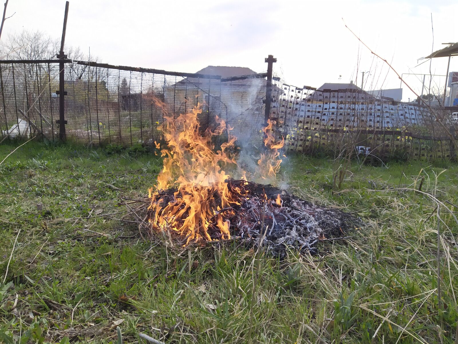 Xiaomi Redmi Note 7 sample photo. Bonfire, fire, flame photography
