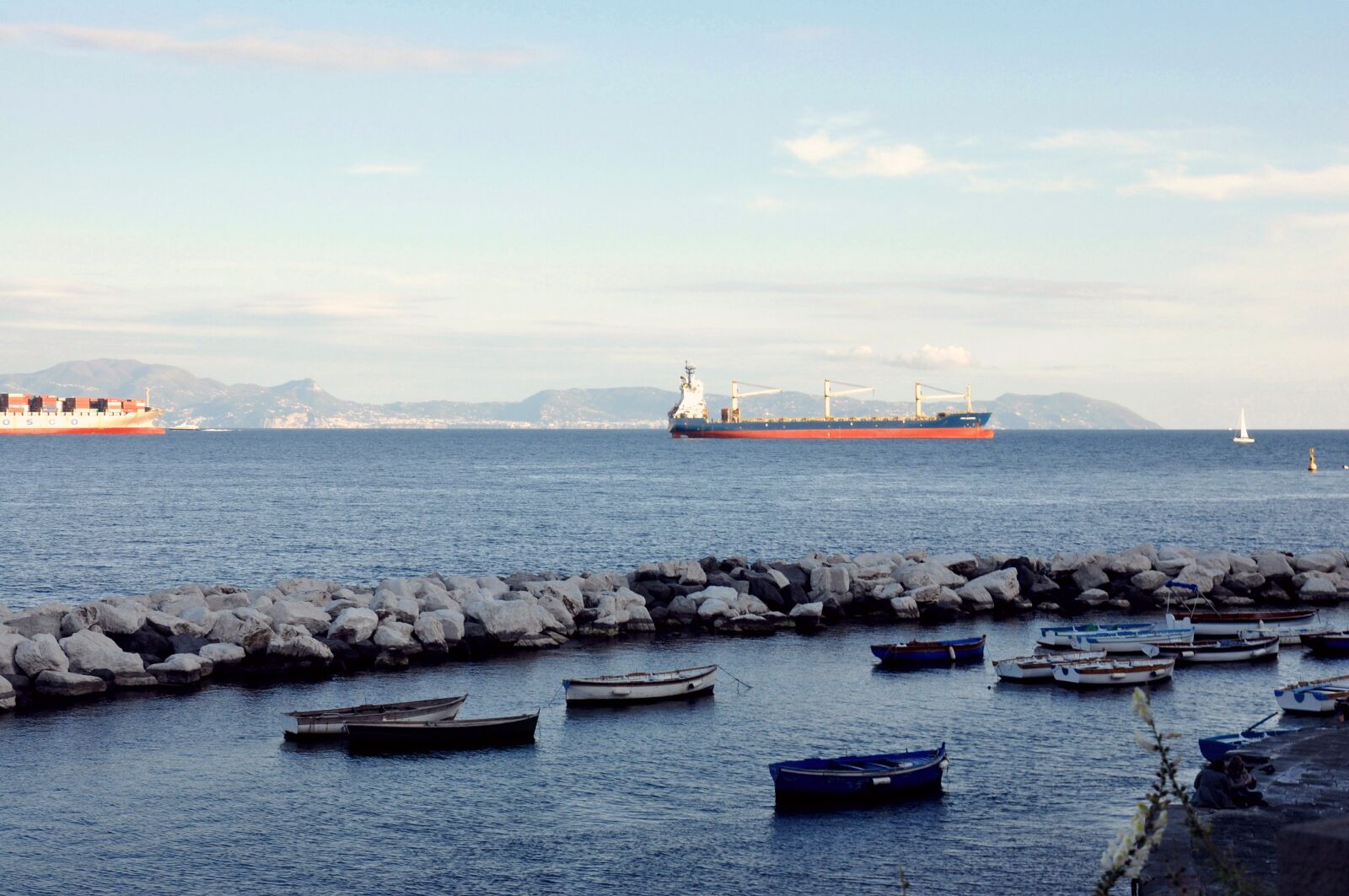 Nikon D90 sample photo. Naples, italy, sea photography
