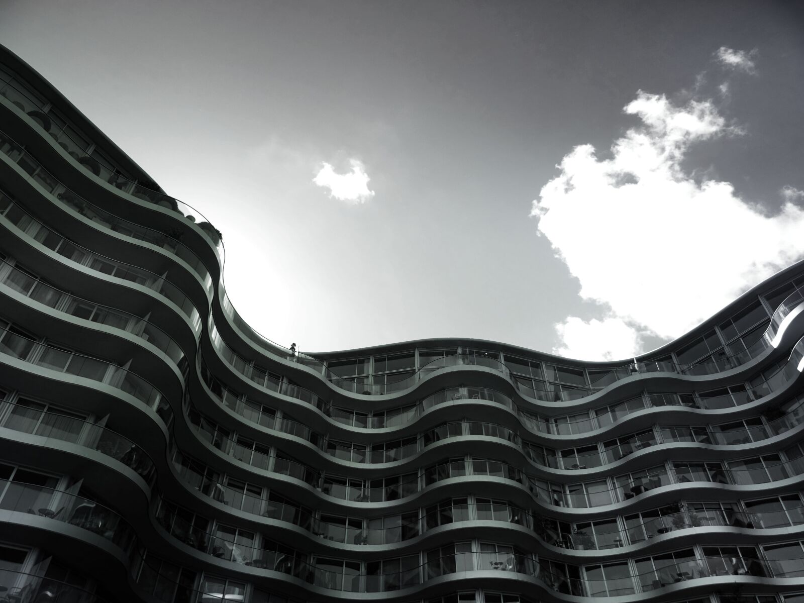 Sony DSC-HX60 sample photo. Architecture, black, and, white photography