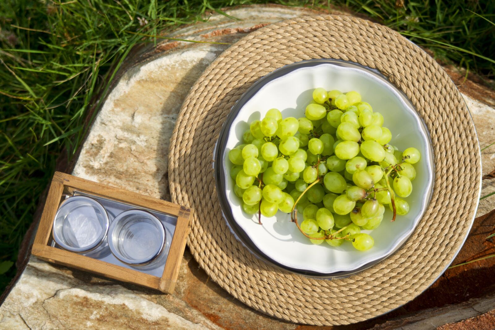 Sony Alpha DSLR-A850 sample photo. Raisin, green, table photography