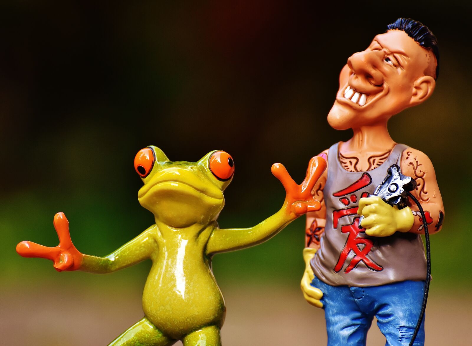 Nikon D7200 sample photo. Tattoo artist, frog, customer photography