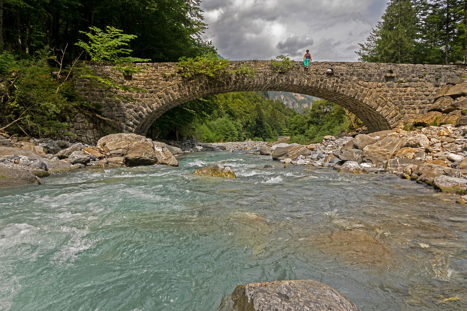 24-200mm F2.8 sample photo. Bridge, bach, mountain stream photography