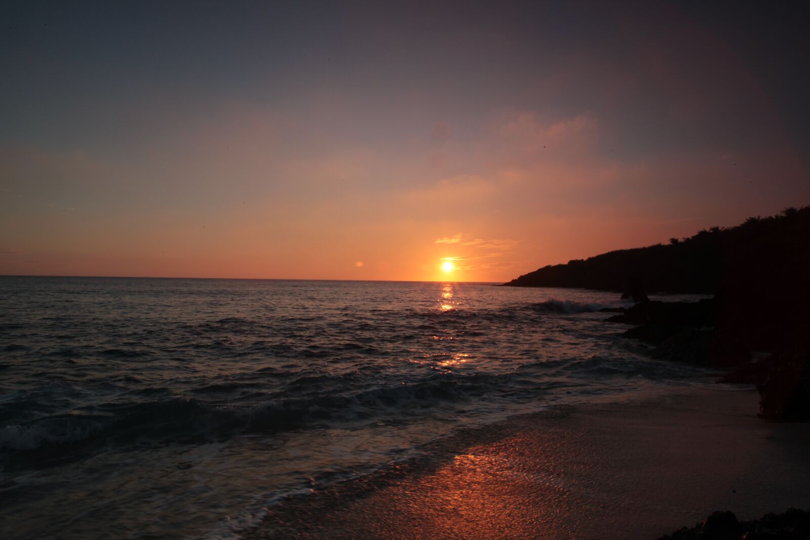 Canon EOS 5D Mark II sample photo. Sunset, ocean, sea photography