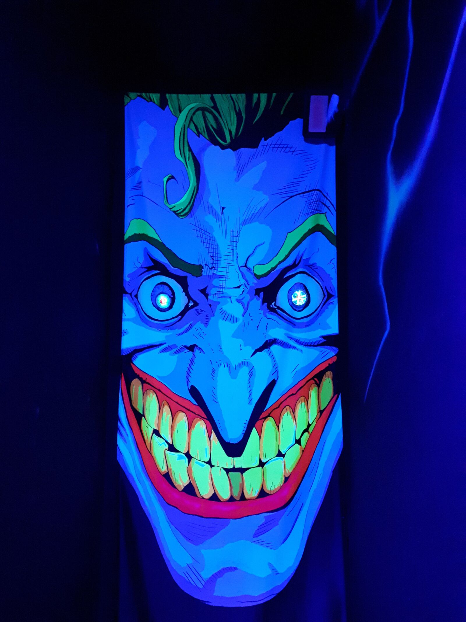 Samsung Galaxy A5(2017) sample photo. Joker, fash, neon light photography