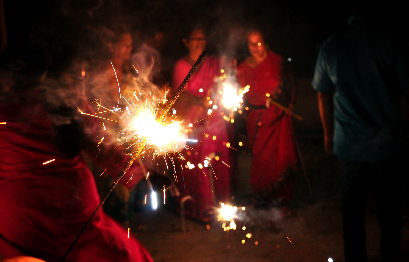 Nikon D90 sample photo. Celebrate, celebration, fire, firework photography