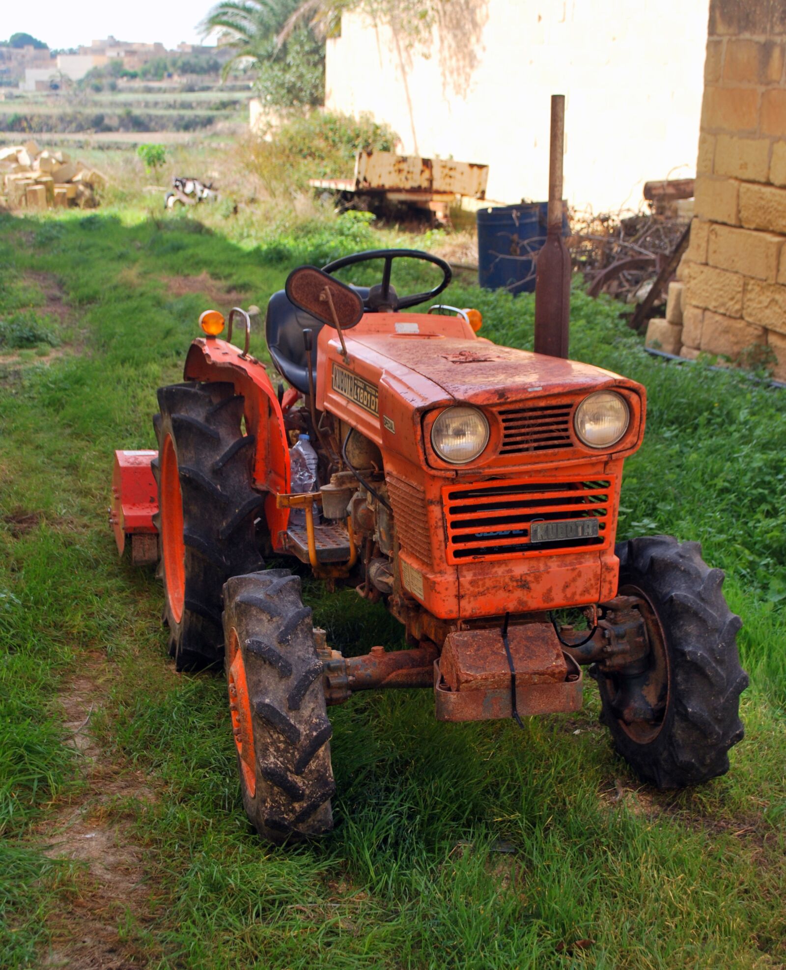 Nikon D60 sample photo. Tractor, machine, working photography