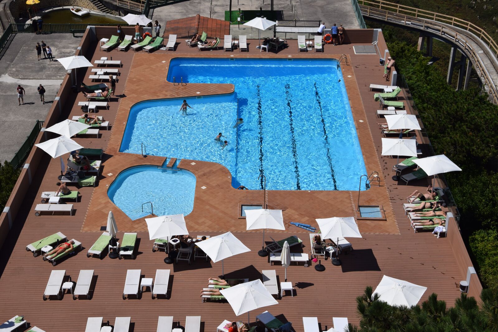 Nikon D3300 sample photo. Bird's eye view, swimming photography