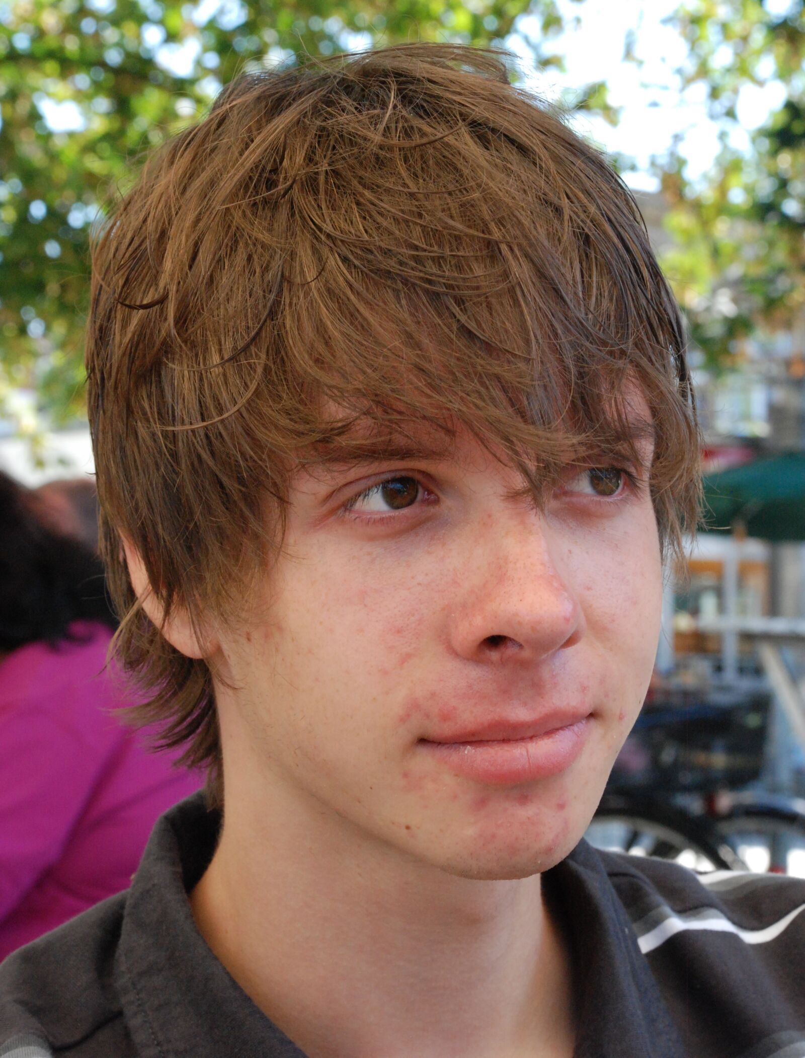 Nikon D80 sample photo. Boy, teenager, head photography