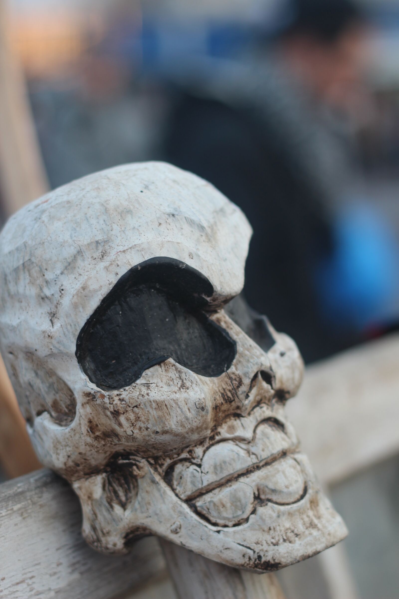 Canon EOS 600D (Rebel EOS T3i / EOS Kiss X5) + Canon EF 50mm F1.8 II sample photo. Skull, sculpture, symbol photography