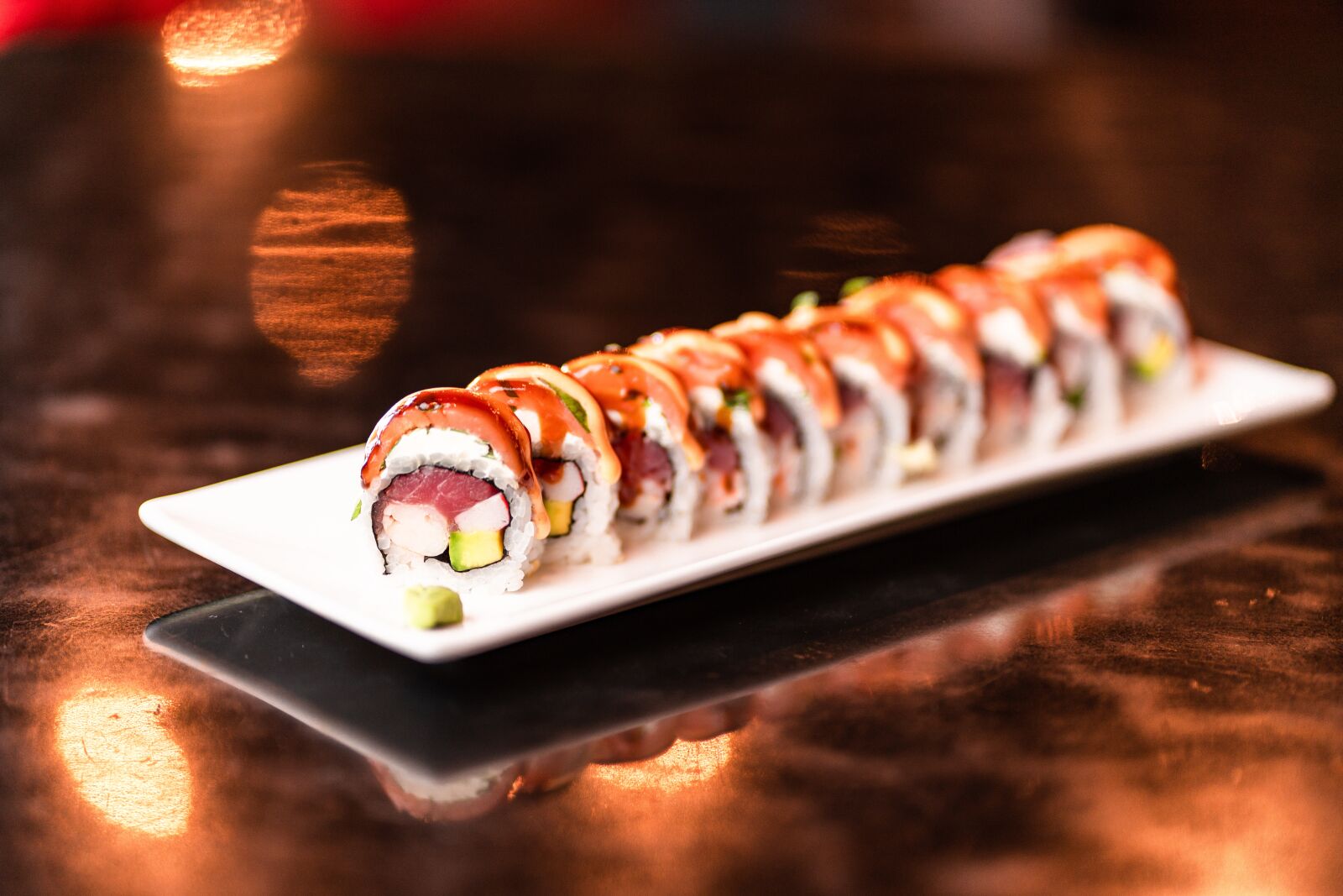 Sony a7R III sample photo. Sushi, food, japanese photography