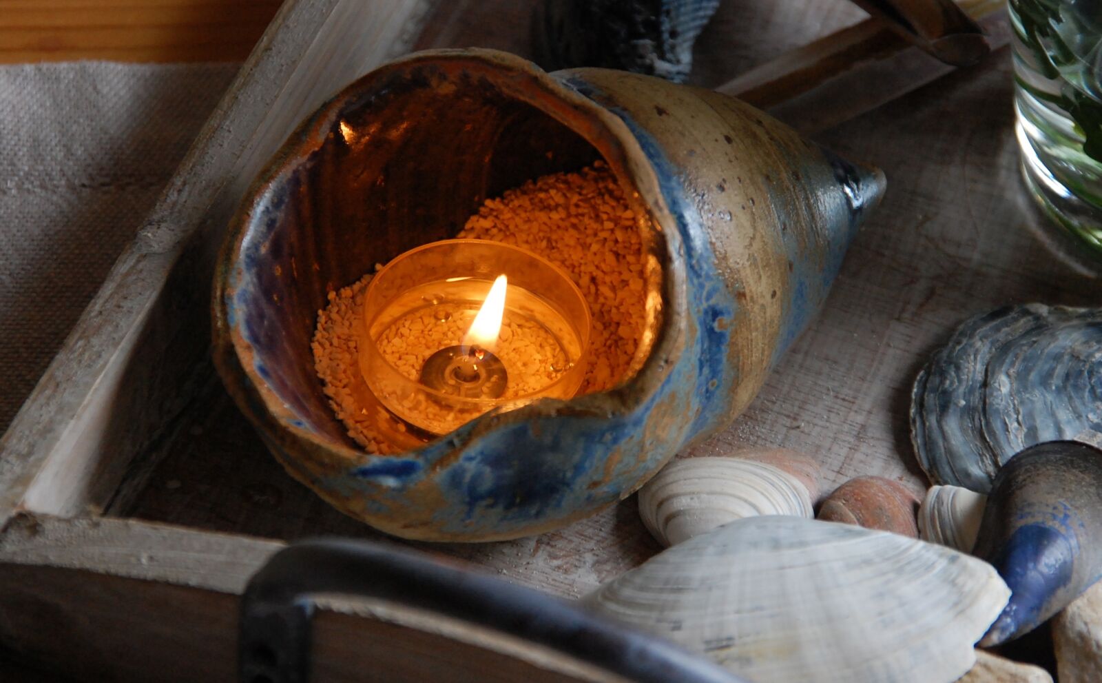 Nikon D40 sample photo. Candle, deco, apartment photography